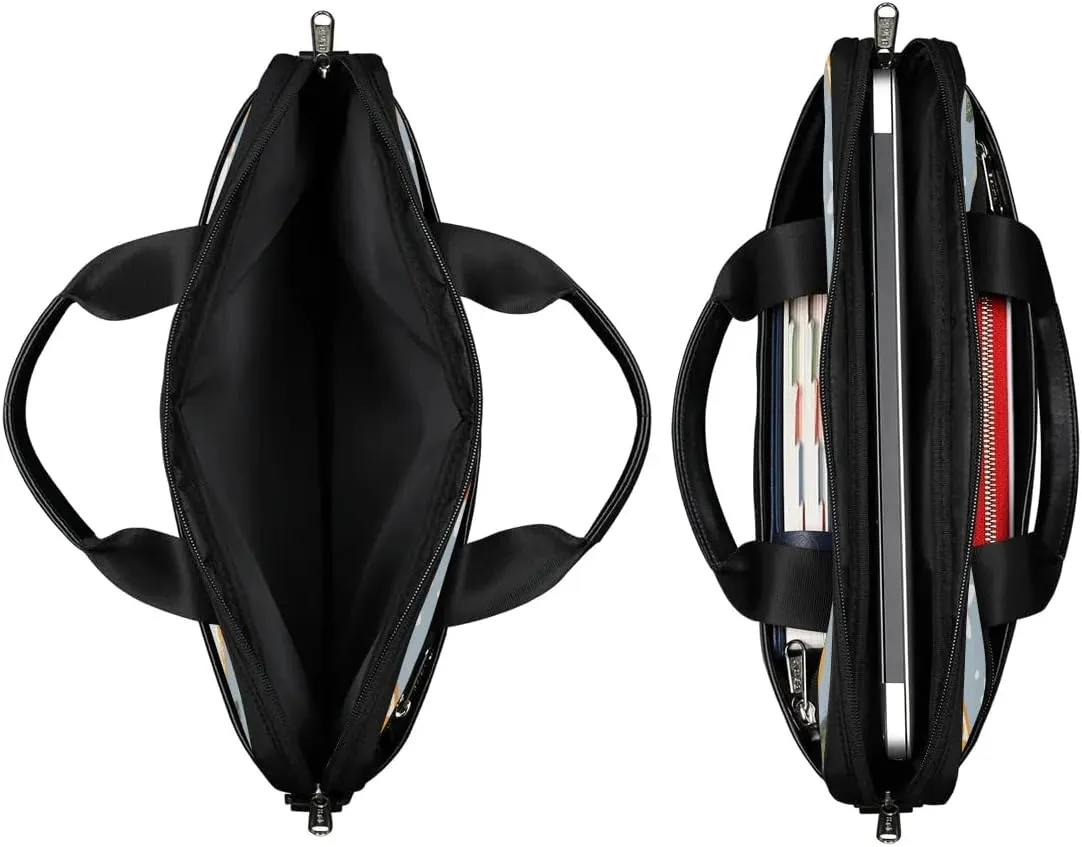 Laptop Shoulder Bag Computer Bag 13-15 Inches Laptop Carrying Case with Shoulder Strap for Women Men