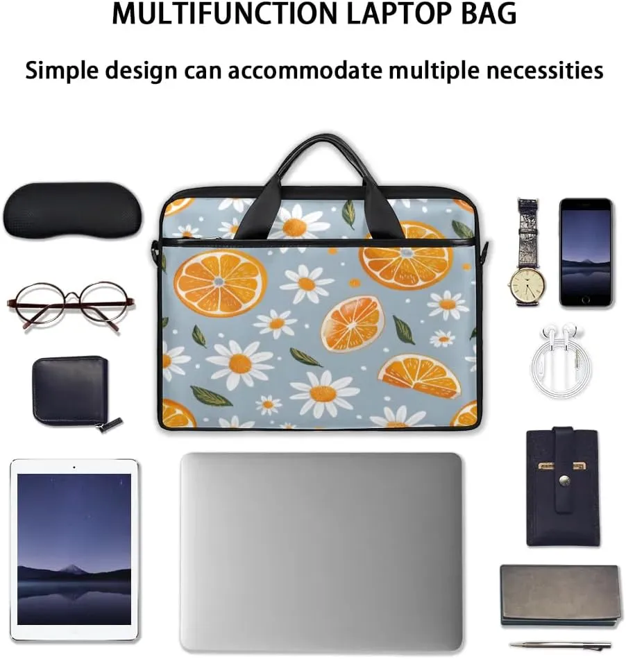 Laptop Shoulder Bag Computer Bag 13-15 Inches Laptop Carrying Case with Shoulder Strap for Women Men