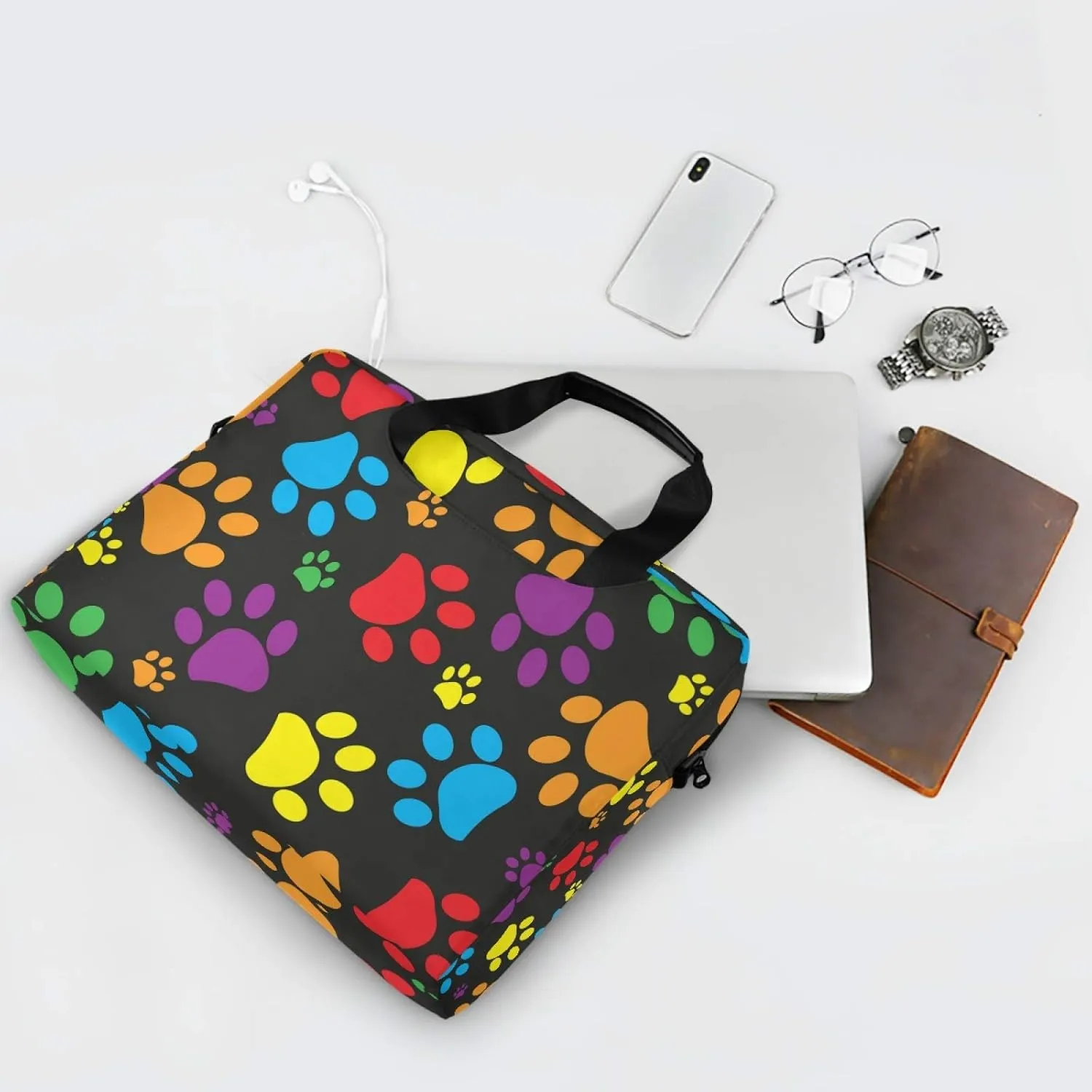 Laptop Shoulder Bag Portable Laptop Sleeve Case for 14/15.6/16in Notebook Computer Messenger Bag Women Men Briefcase