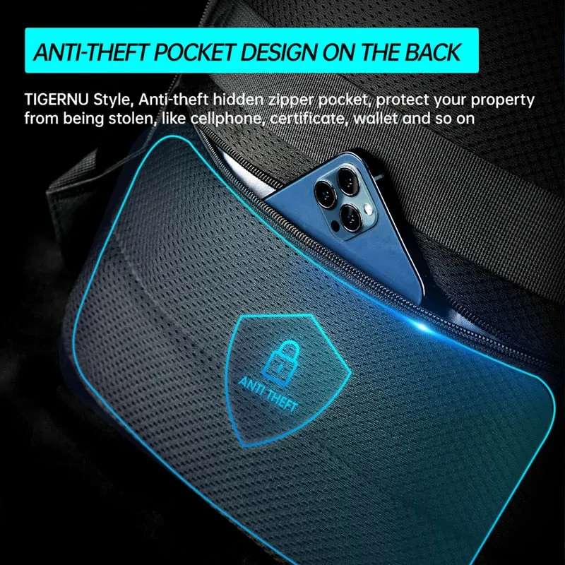 Laptop Tigernu Oxford Waterproof Anti-theft Backpack
