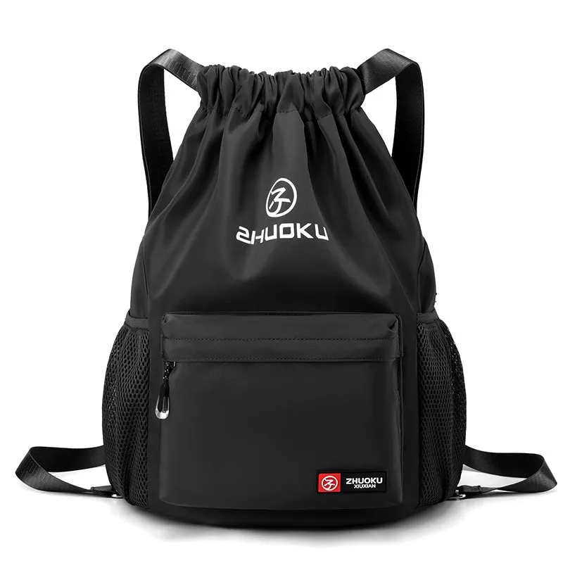 Large Capacity Oxford Cloth Drawstring Rope Backpacks