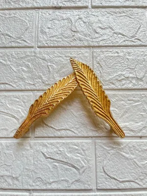 Leaf Metal tray handles - F