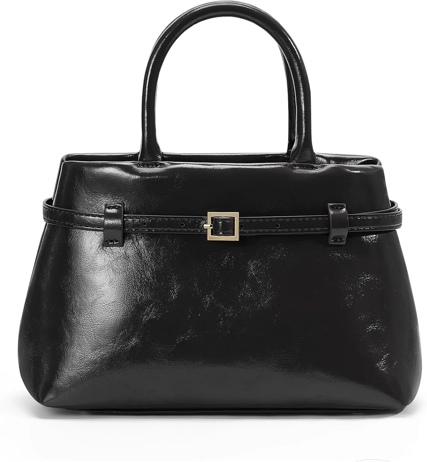 Leather Handbags for Women Small Tote Bag Top Handle Purse Satchel