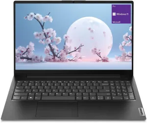 Lenovo V15 Gen 2 15.6" FHD Portable Business Laptop, Intel N4500, 16GB RAM, 1TB SSD, HDMI, Wi-Fi, Webcam, Windows 11 Pro, Black
