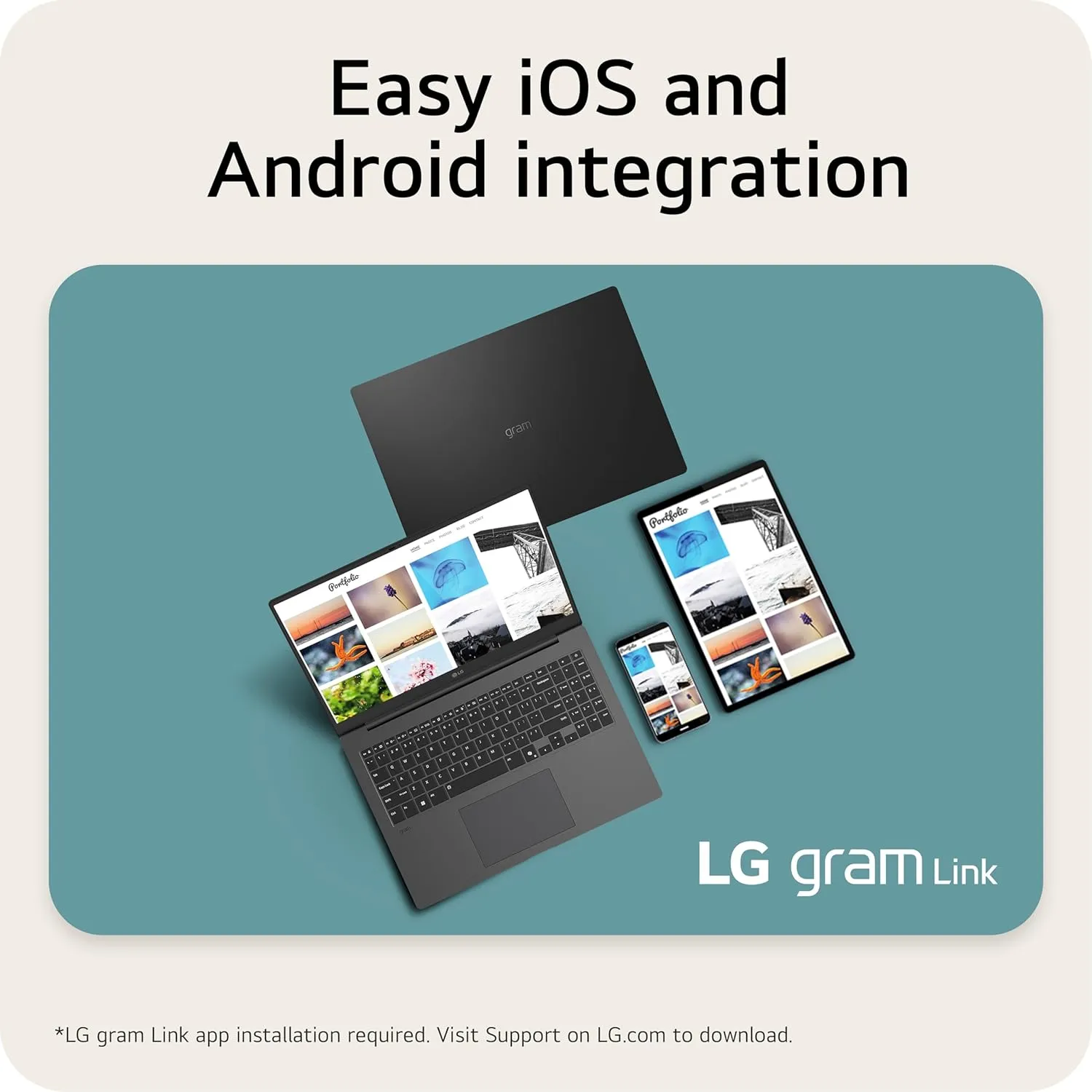 LG gram Pro 16-inch Lightweight Laptop Computer, Intel Evo Edition Powered by Intel Core Ultra7 258V Processor, Copilot  Windows 11 Home, 16GB RAM, 1TB SSD - Metal Gray
