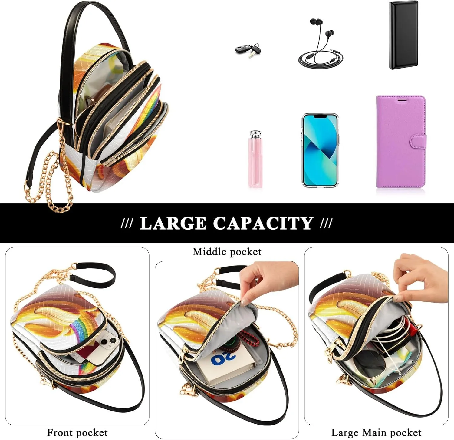 LGBT Pride Month Bags Crossbody Handbags for Women