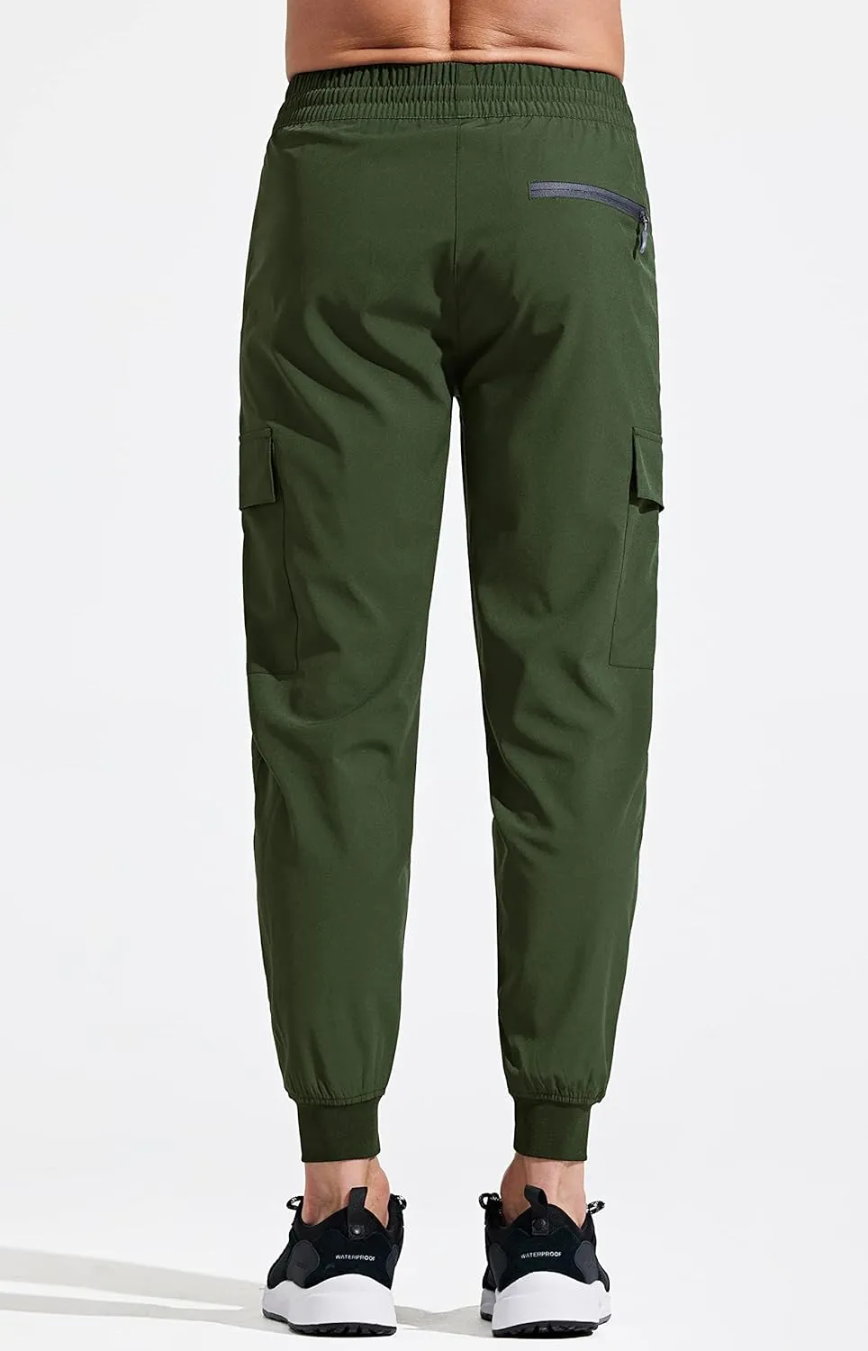 Libin Men's Lightweight Joggers Quick Dry Cargo Hiking Pants Track Running Workout Athletic Travel Casual Outdoor