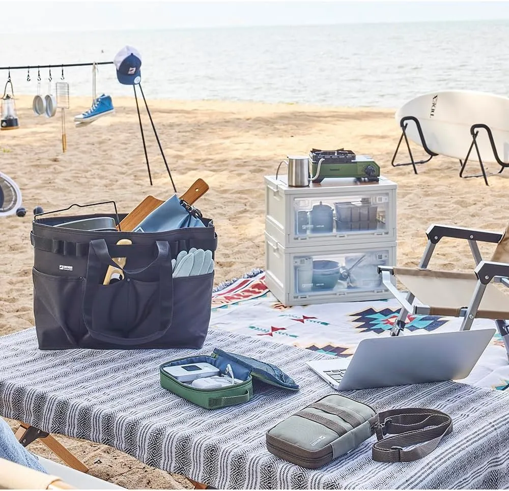 リヒトラブ(Lihit lab.) Travel Pouch, Seaweed Green