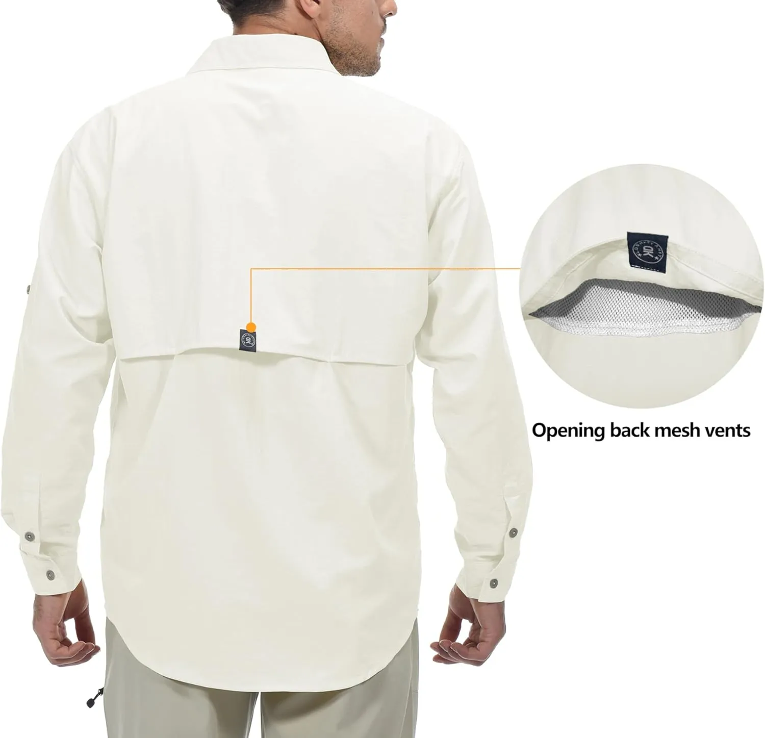 Little Donkey Andy Men's UPF 50  UV Protection Shirt, Short Sleeve Fishing Shirt, Breathable and Fast Dry