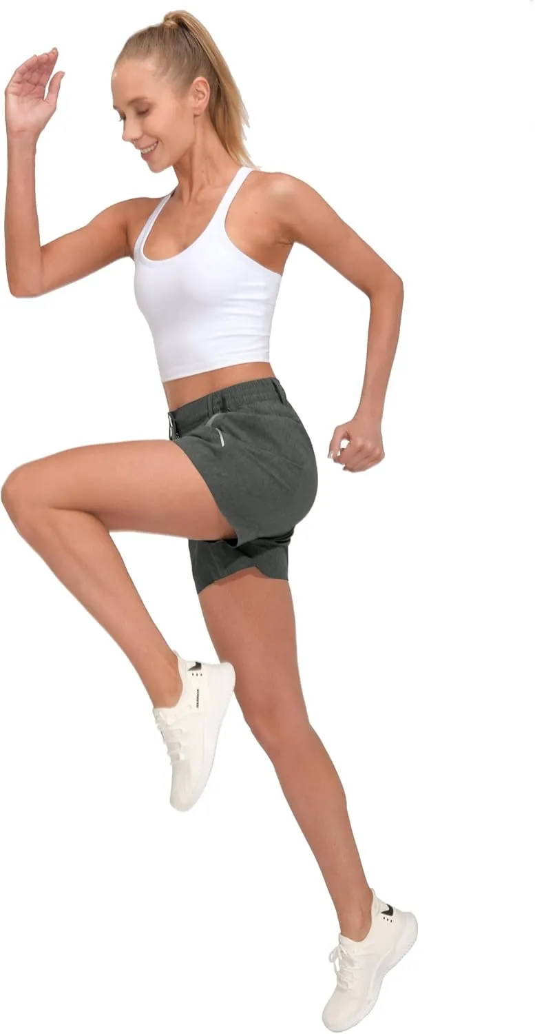 Little Donkey Andy Women's 3.5 Inches Lightweight Stretch Quick Dry Shorts for Running Hiking Golf