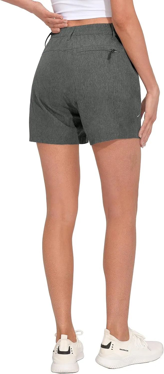 Little Donkey Andy Women's 3.5 Inches Lightweight Stretch Quick Dry Shorts for Running Hiking Golf