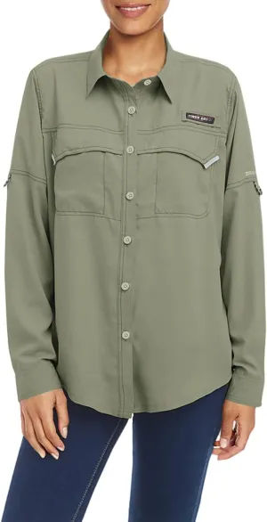 Little Donkey Andy Women's UPF 50  UV Protection Shirt, Long Sleeve Fishing Shirt, Breathable and Fast Dry