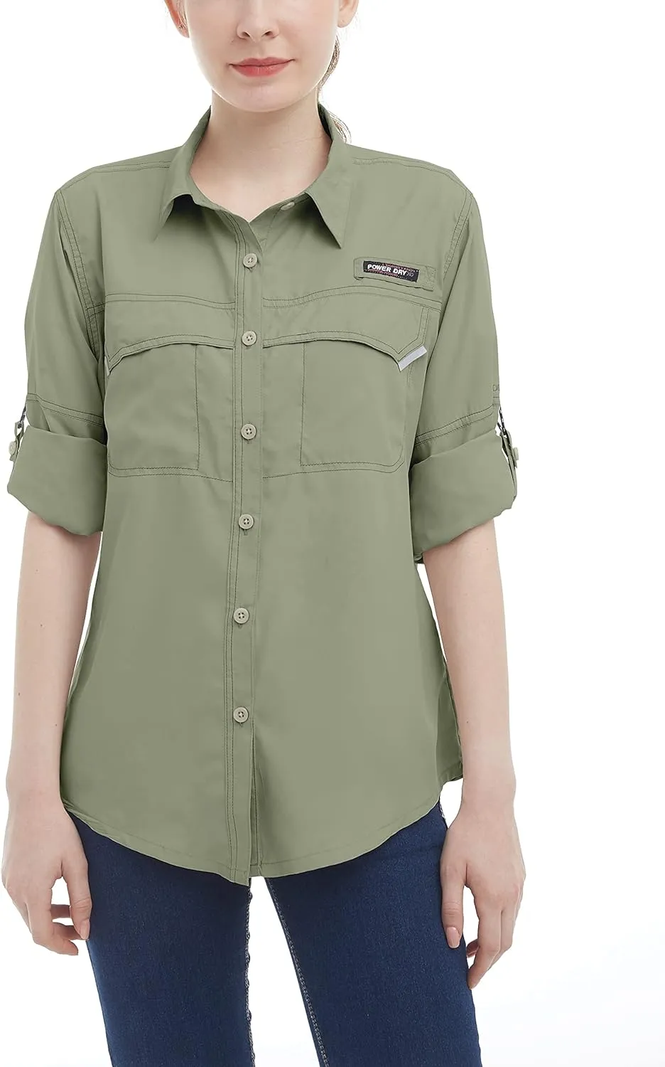 Little Donkey Andy Women's UPF 50  UV Protection Shirt, Long Sleeve Fishing Shirt, Breathable and Fast Dry