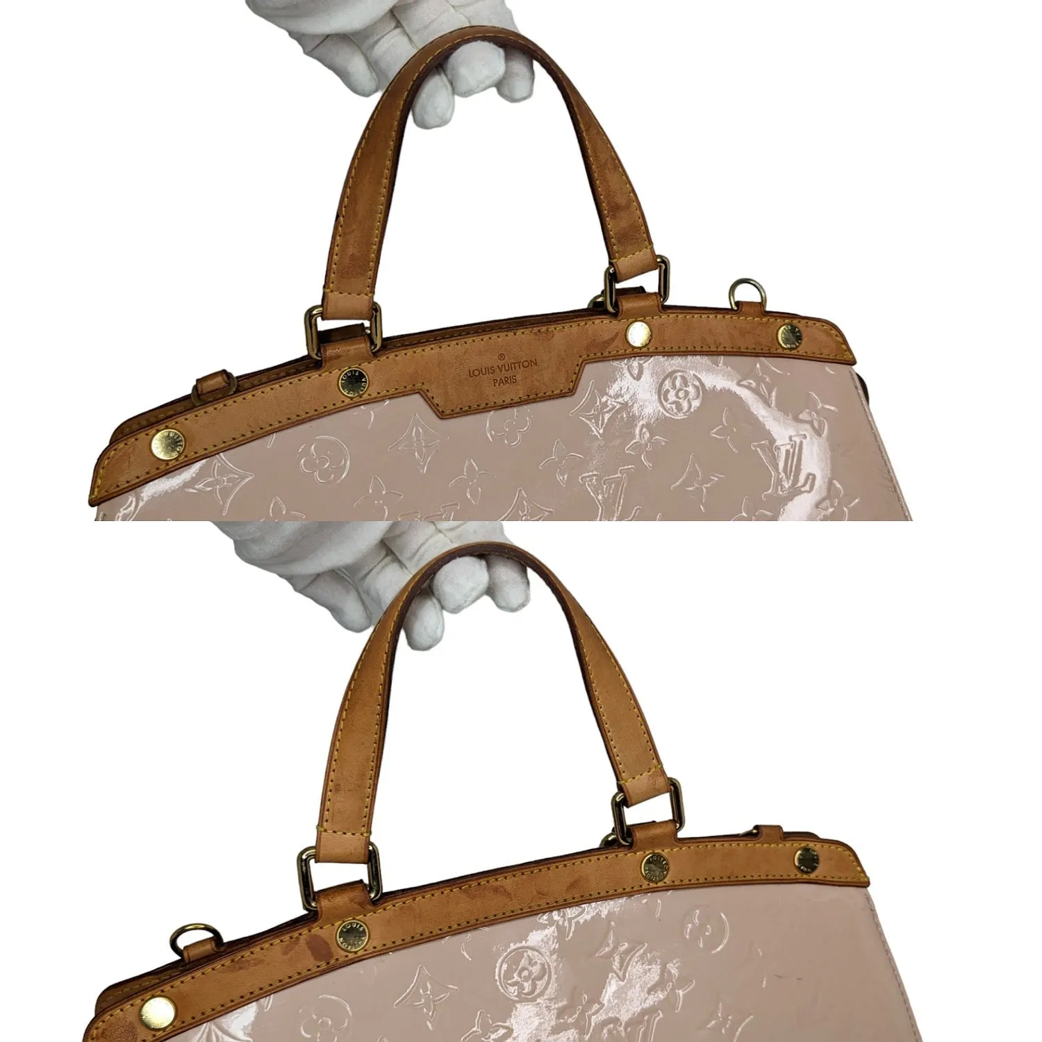 Louis Vuitton 2013 Monogram Vernis Brea GM Satchel