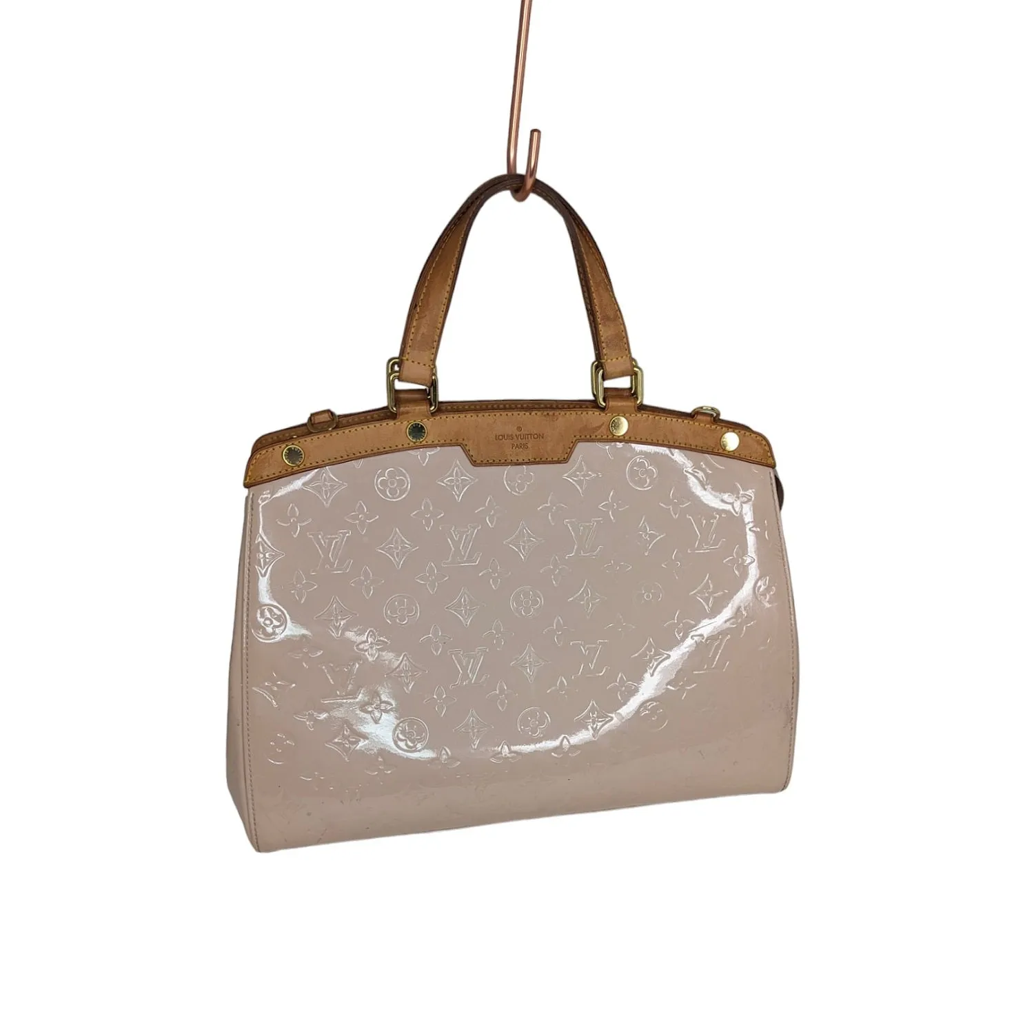 Louis Vuitton 2013 Monogram Vernis Brea GM Satchel
