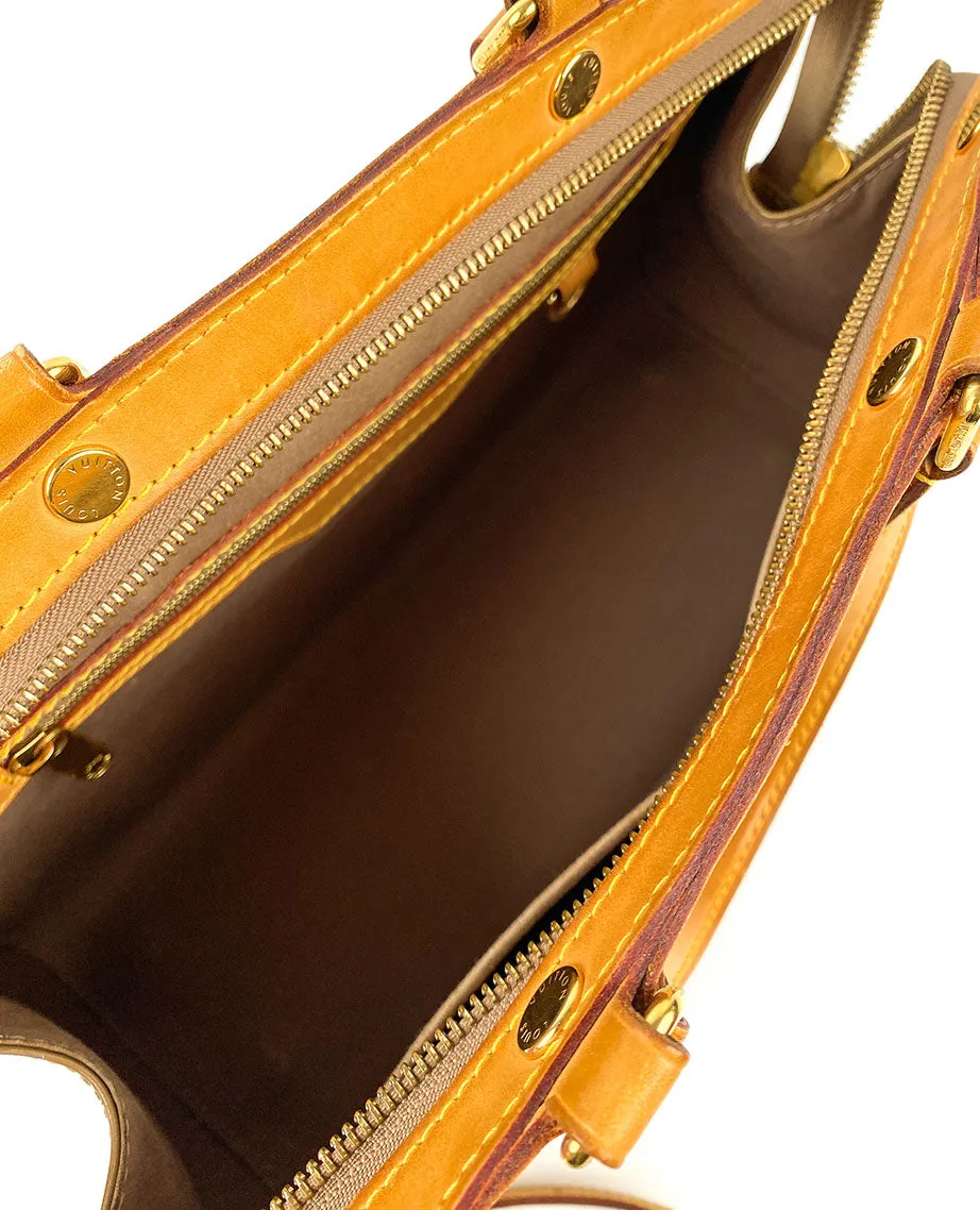 Louis Vuitton Gold Monogram Vernis Brea MM