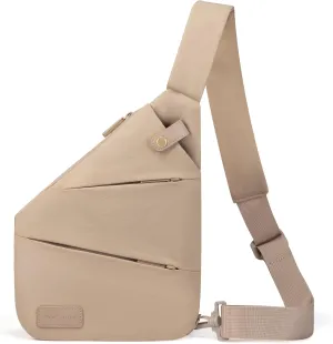 LOVEVOOK Anti Theft Crossbody Bag, Travel Sling Bag for Women and Men, Chest Shoulder Bag