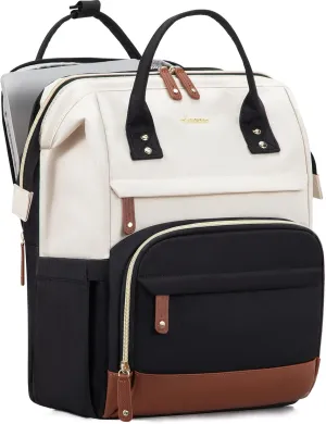 LOVEVOOK Laptop Backpack for Women, 15.6 Inch Work Business Backpacks Purse, Large Capacity Nurse Bag College Bookbag for School, Waterproof Casual Daypack for Travel