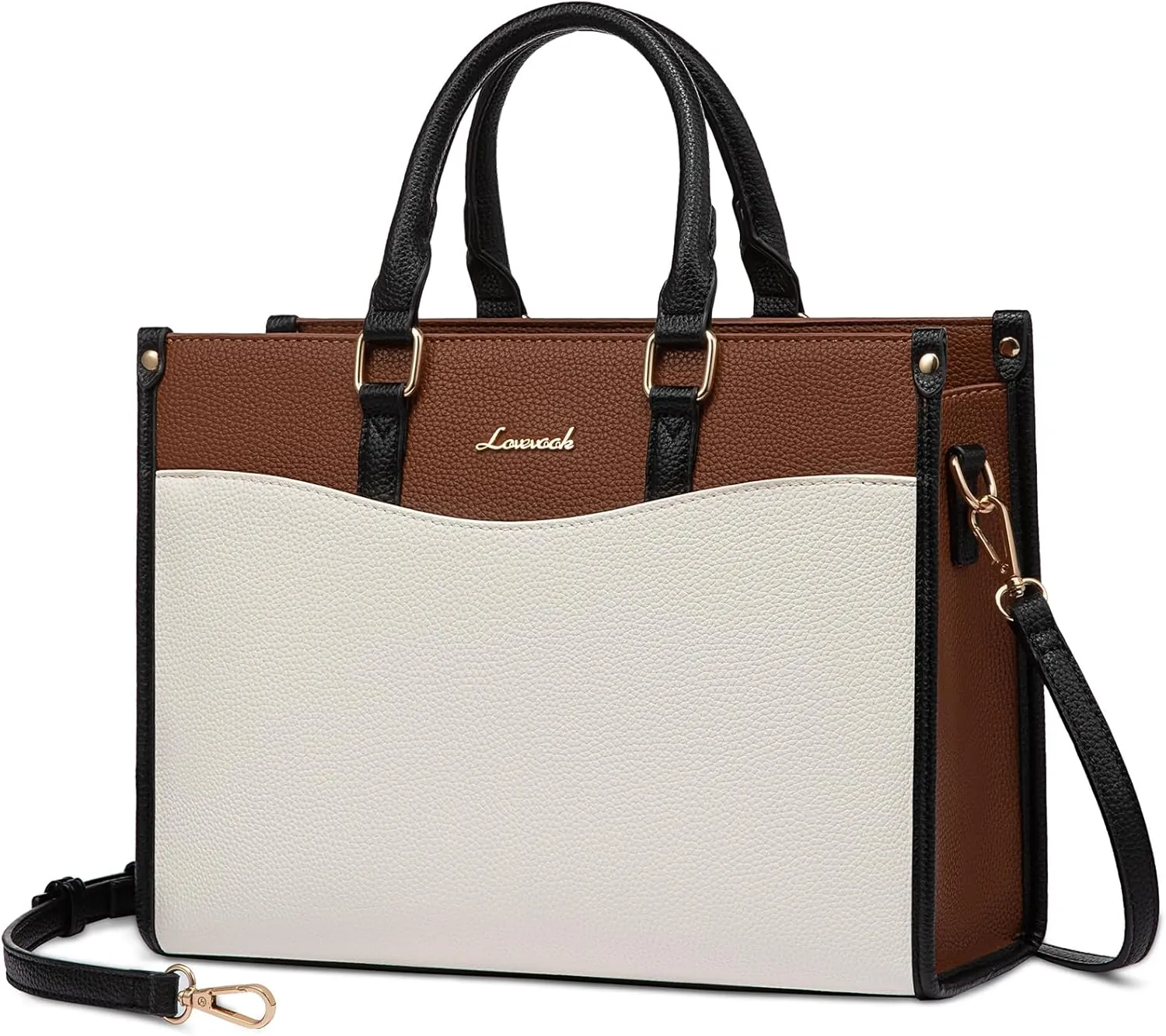 LOVEVOOK Purses for Women Purses and Handbags Tote Bag for Women Trendy Top Handle Satchel Crossbody Bag with Matching Clutch