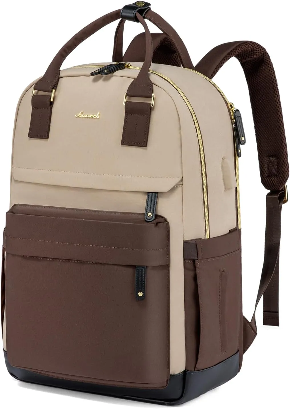 LOVEVOOK Travel Laptop Backpack Women, 17.3 Inch Anti-theft Laptop Bag with USB Port, Fashion Waterproof Computer Backpacks Teacher Nurse Backpack Purse for College Work
