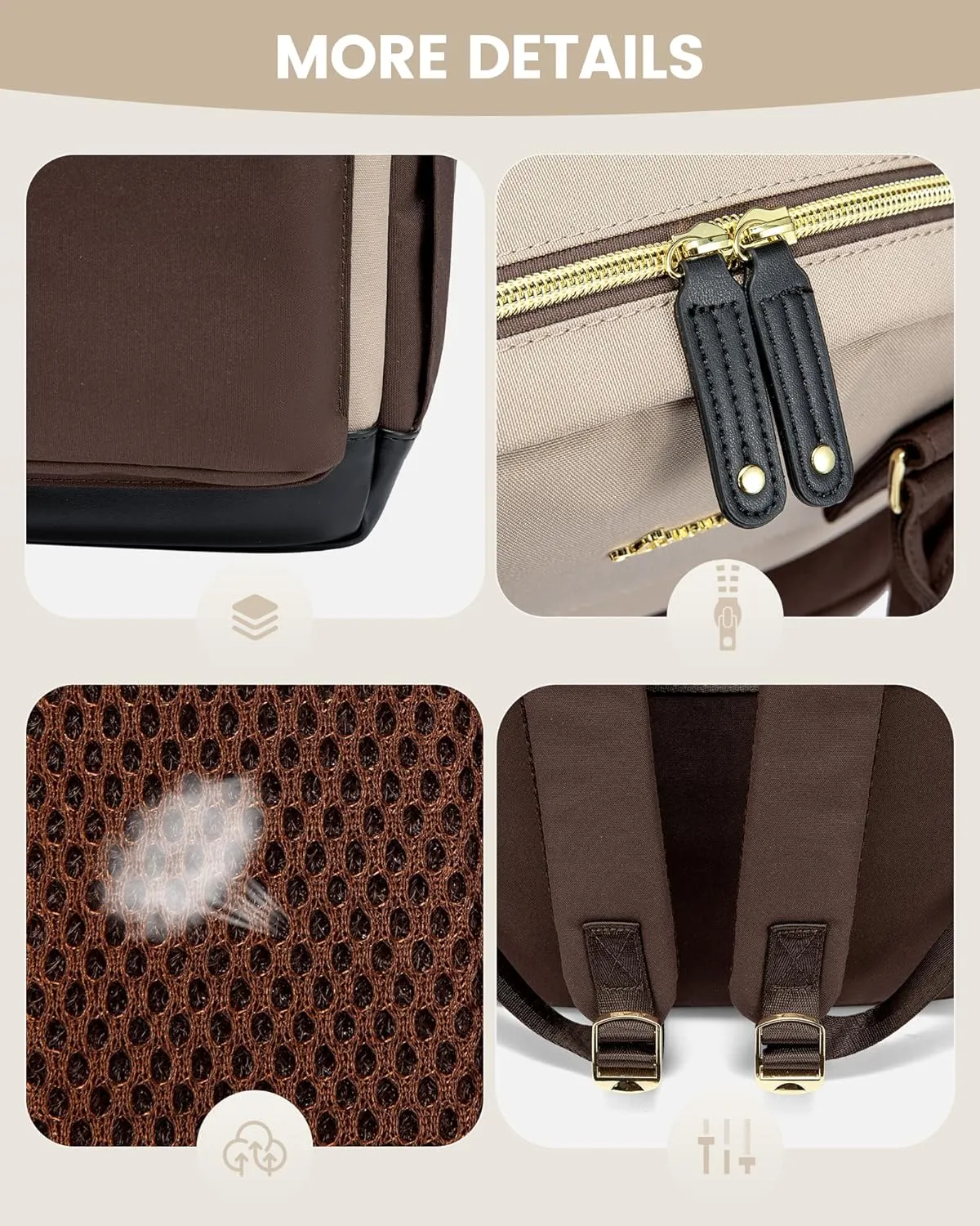LOVEVOOK Travel Laptop Backpack Women, 17.3 Inch Anti-theft Laptop Bag with USB Port, Fashion Waterproof Computer Backpacks Teacher Nurse Backpack Purse for College Work