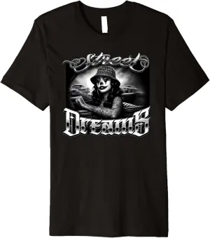 Low Rider Chicano Art Tattoo Cholo Payasa Chola West Side Premium T-Shirt