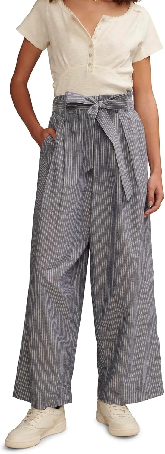 Lucky Brand Women's Hemp Paperbag Pant
