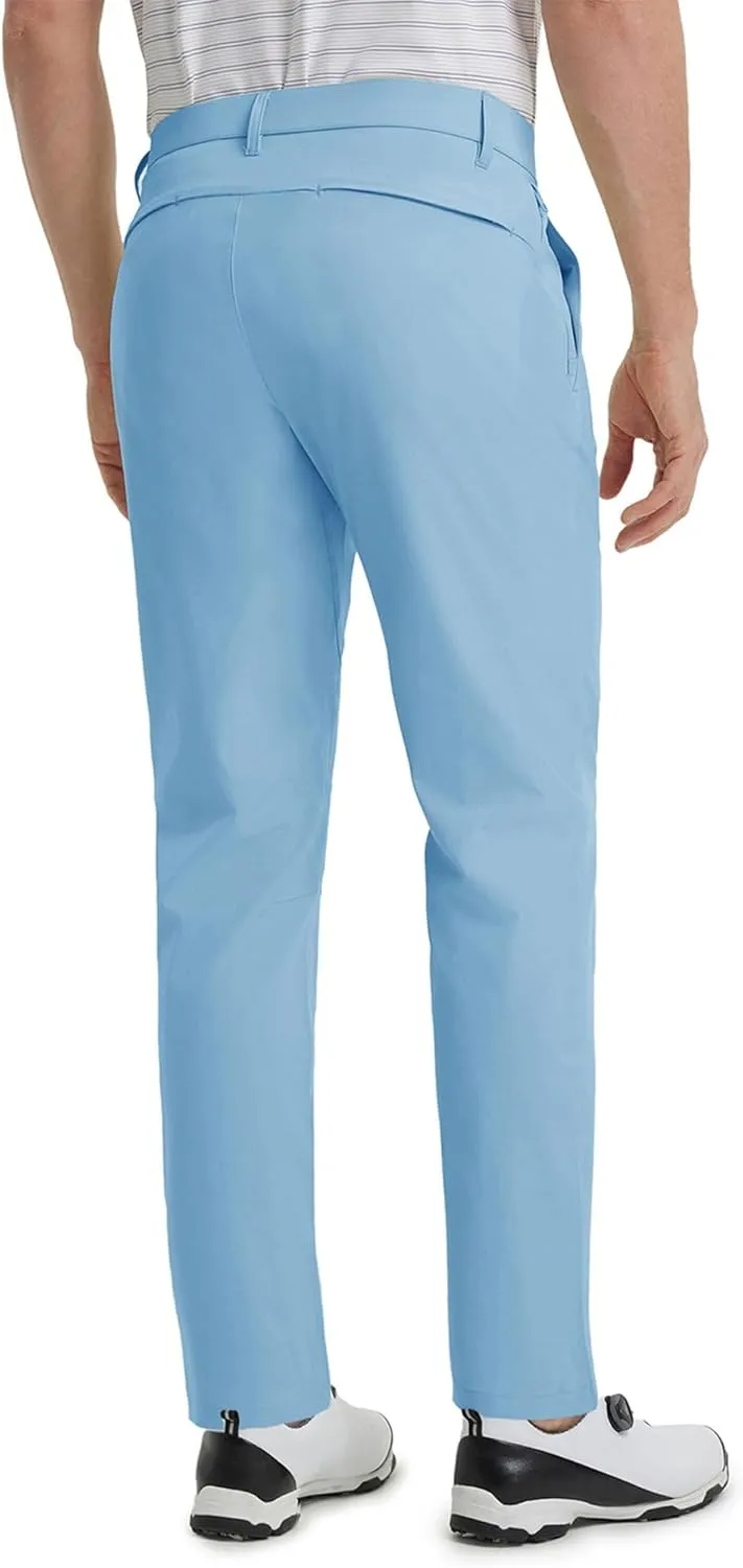 M MAELREG Golf Pants Men Stretch Lightweight 5 Pockets - 30"/32"/34" Water-Resistant Casual Trousers Mens Dress Pants