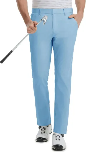 M MAELREG Golf Pants Men Stretch Lightweight 5 Pockets - 30"/32"/34" Water-Resistant Casual Trousers Mens Dress Pants
