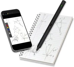 M1  for Android, iPhone and Laptop | Digitize Handwriting | Digital Bluetooth Pen for Real Time Sync, Handwriting to Text Transcription, Export to e-Mail and Document (Black)