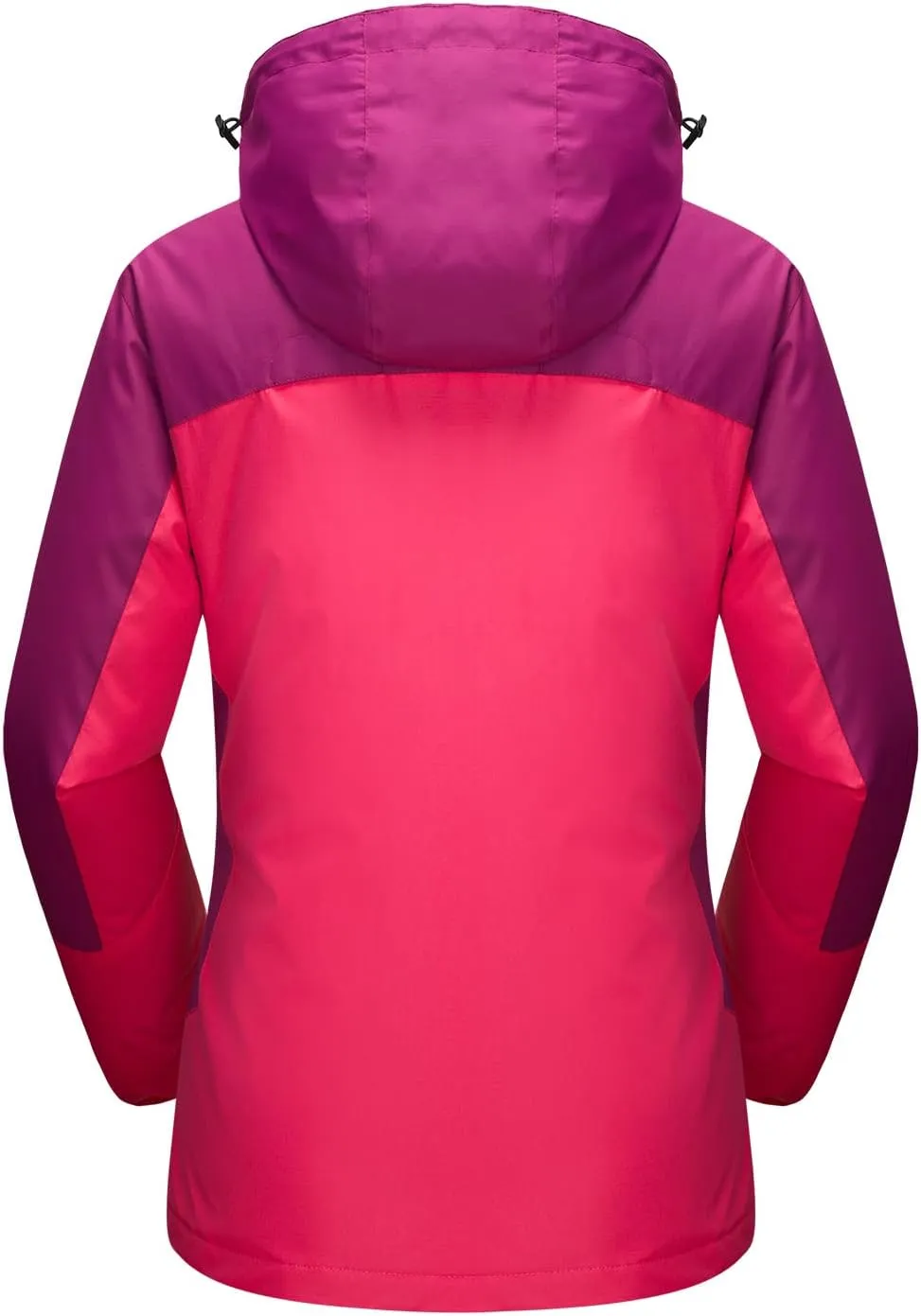 MAGCOMSEN Women's 3-in-1 Winter Coats Snow Ski Jacket Waterproof Windproof Fleece Lined Winter Jacket Parka