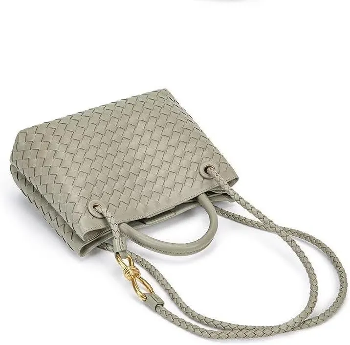 MAIITRIP Large Pu Leather Tote Bag For Women,Fashion Woven Crossbody Purse,Ladies Travel Shoulder Bag Top Handle Handbag