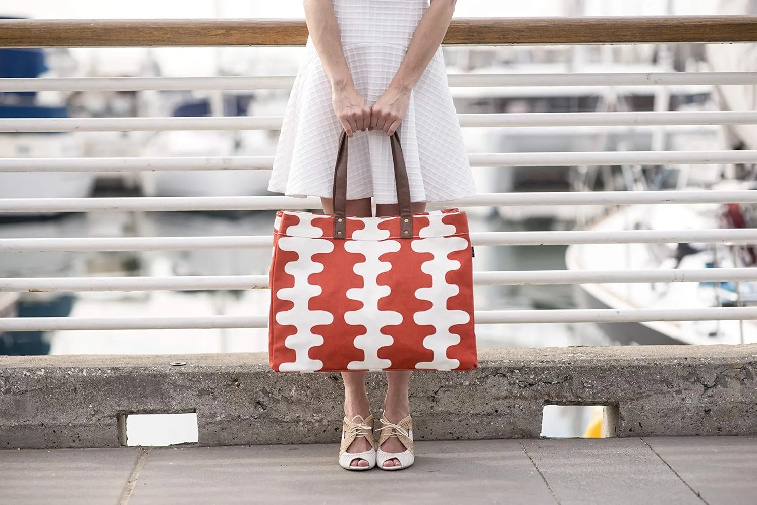 MAIKA Recycled Canvas Carryall Tote Bag