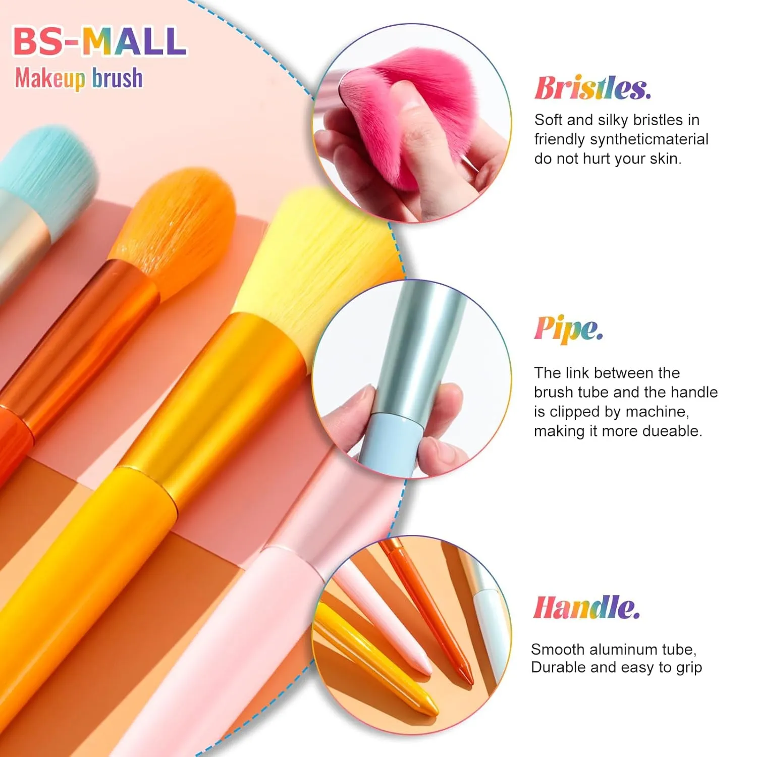 Makeup Brushes Colorful 12 Pcs Makeup Brush Set Foudation Concealer Blush Eyeshadow Brush