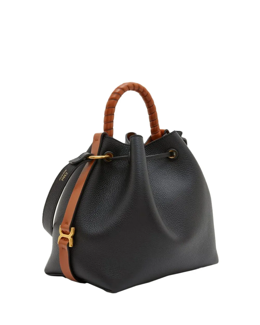 Marcie Bucket Bag in Black