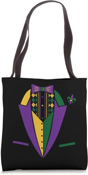 Mardi Gras Party Fun Tuxedo New Orleans Festival Tote Bag