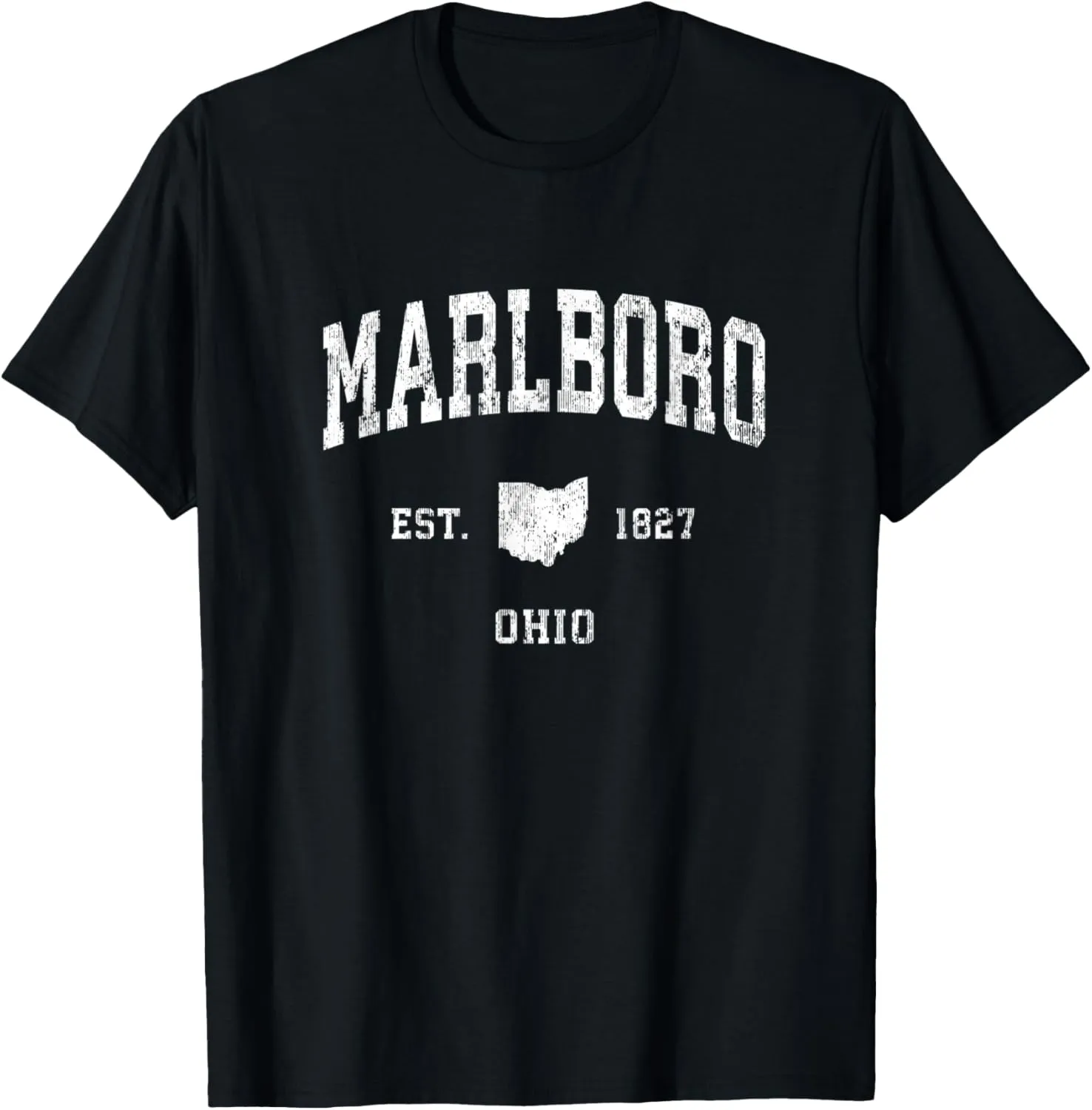 Marlboro Ohio OH Vintage Athletic Sports Design T-Shirt