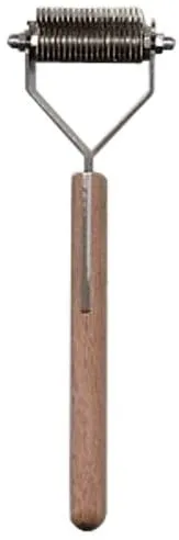 Mars Coat King Original Dematting Undercoat Grooming Rake Stripper Tool for Dogs and Cats, Stainless Steel with Wooden Handle, Made in Germany, 20-Blade