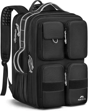 MATEIN Travel Backpack for Men with Shoe Compartment, 17 Inch TSA Friendly Laptop Backpack Large Capacity, Heavy Duty Work Commuter Bag with Multiple Pockets, Water Resistant Sturdy Outdoor Daypack