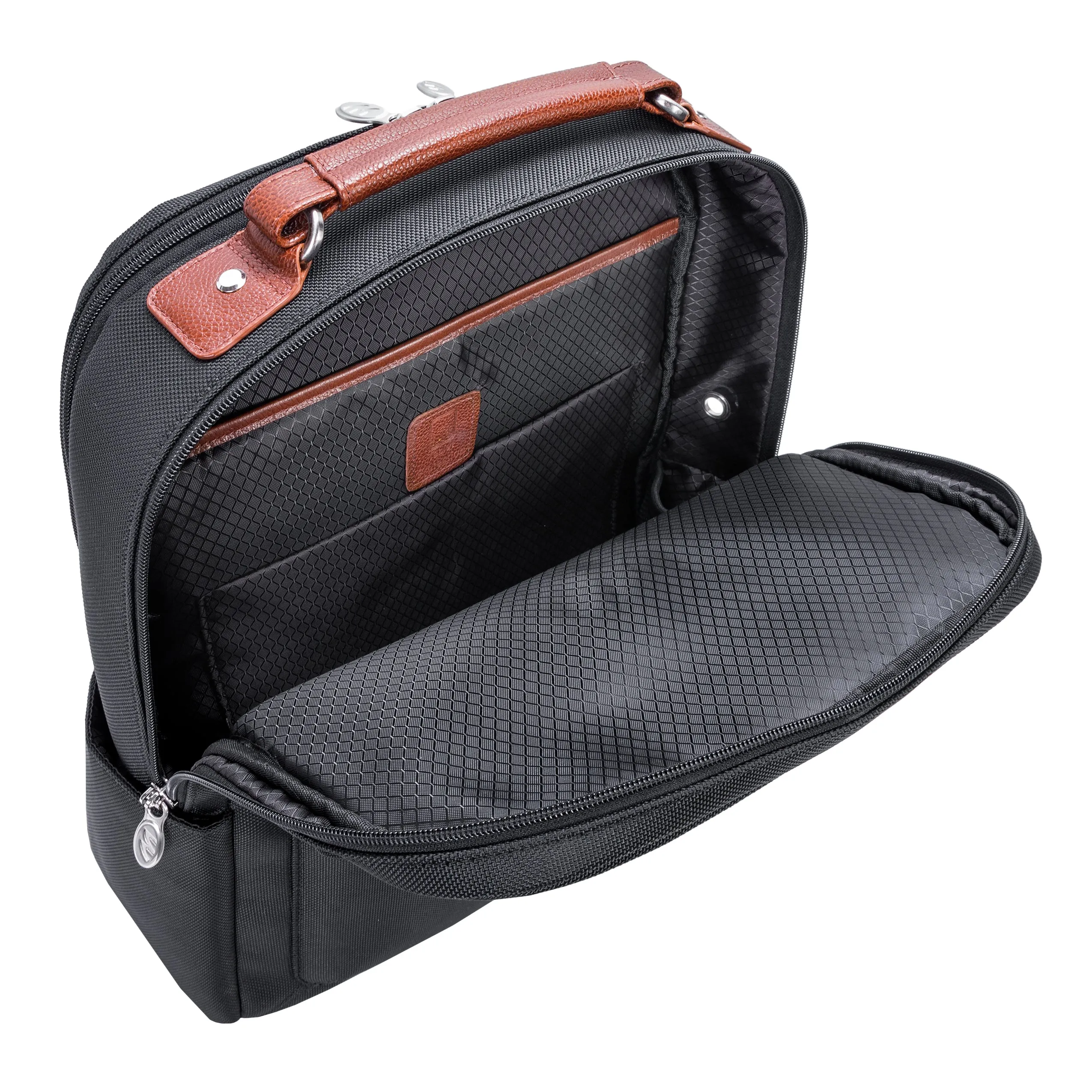 McKlein USA Logan 17" Nylon Two-Tone Dual-Compartment Laptop & Tablet Backpack