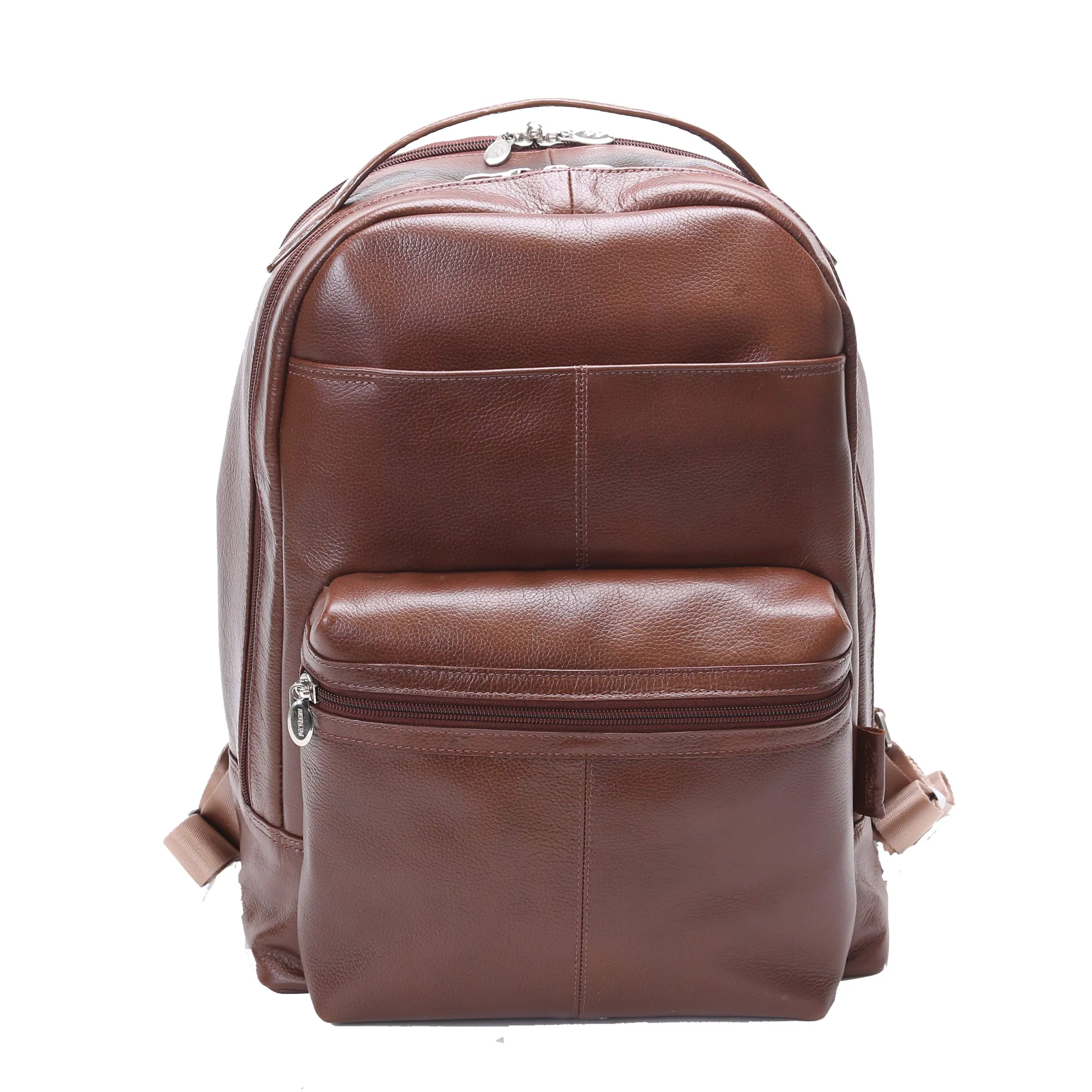 McKlein USA Parker 15" Leather Dual Compartment Laptop Backpack