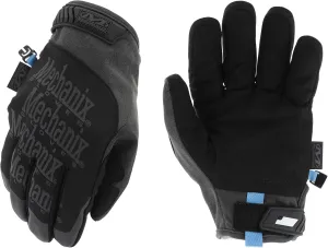 Mechanix Wear: ColdWork Original Winter Work Gloves with Secure Fit, Equipped with 40g 3M Thinsulate, Wind   Water Resistant, Touch Capable Winter Gloves, For Mild cold weather (Black/Gray, Large)