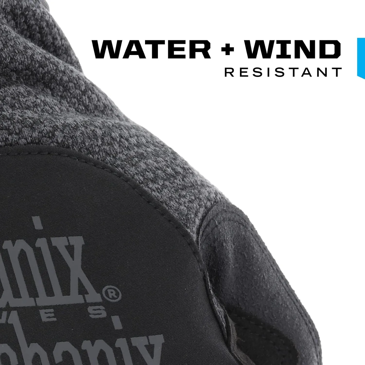 Mechanix Wear: ColdWork Original Winter Work Gloves with Secure Fit, Equipped with 40g 3M Thinsulate, Wind   Water Resistant, Touch Capable Winter Gloves, For Mild cold weather (Black/Gray, Large)