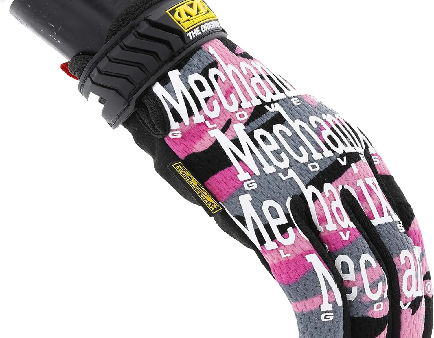 Mechanix Wear: The Original Women’s Pink Work Gloves with Secure Fit, Flexible Grip for Multi-Purpose Use, Durable Touchscreen Tactical Gloves for Women (Pink Camouflage, Women's Large)