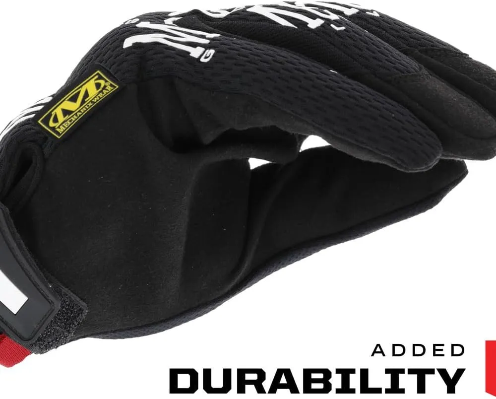 Mechanix Wear: The Original Work Glove with Secure Fit, Synthetic Leather Performance Gloves for Multi-Purpose Use, Durable, Touchscreen Capable Safety Gloves for Men (Black, Large)
