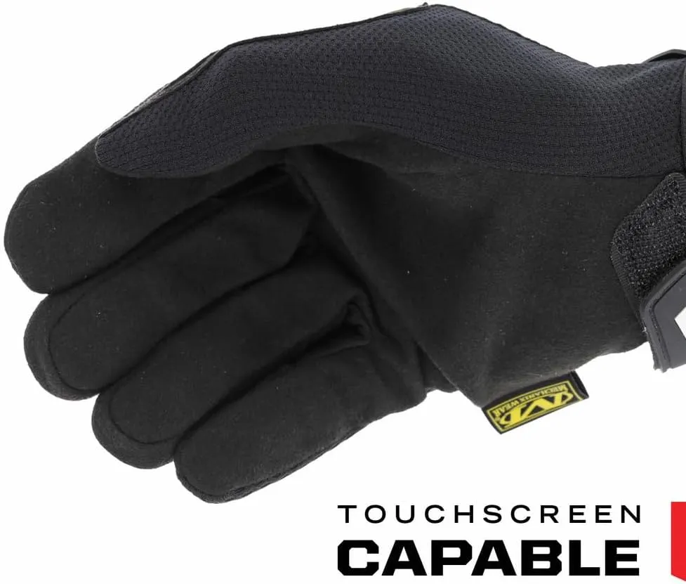 Mechanix Wear: The Original Work Glove with Secure Fit, Synthetic Leather Performance Gloves for Multi-Purpose Use, Durable, Touchscreen Capable Safety Gloves for Men (Black, Large)