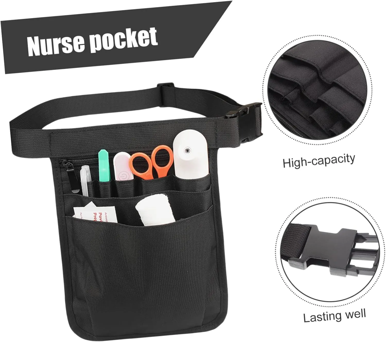 Medical Fanny Pack for Nurses Clinical Bag for Nursing Students Tool Waist Pocket