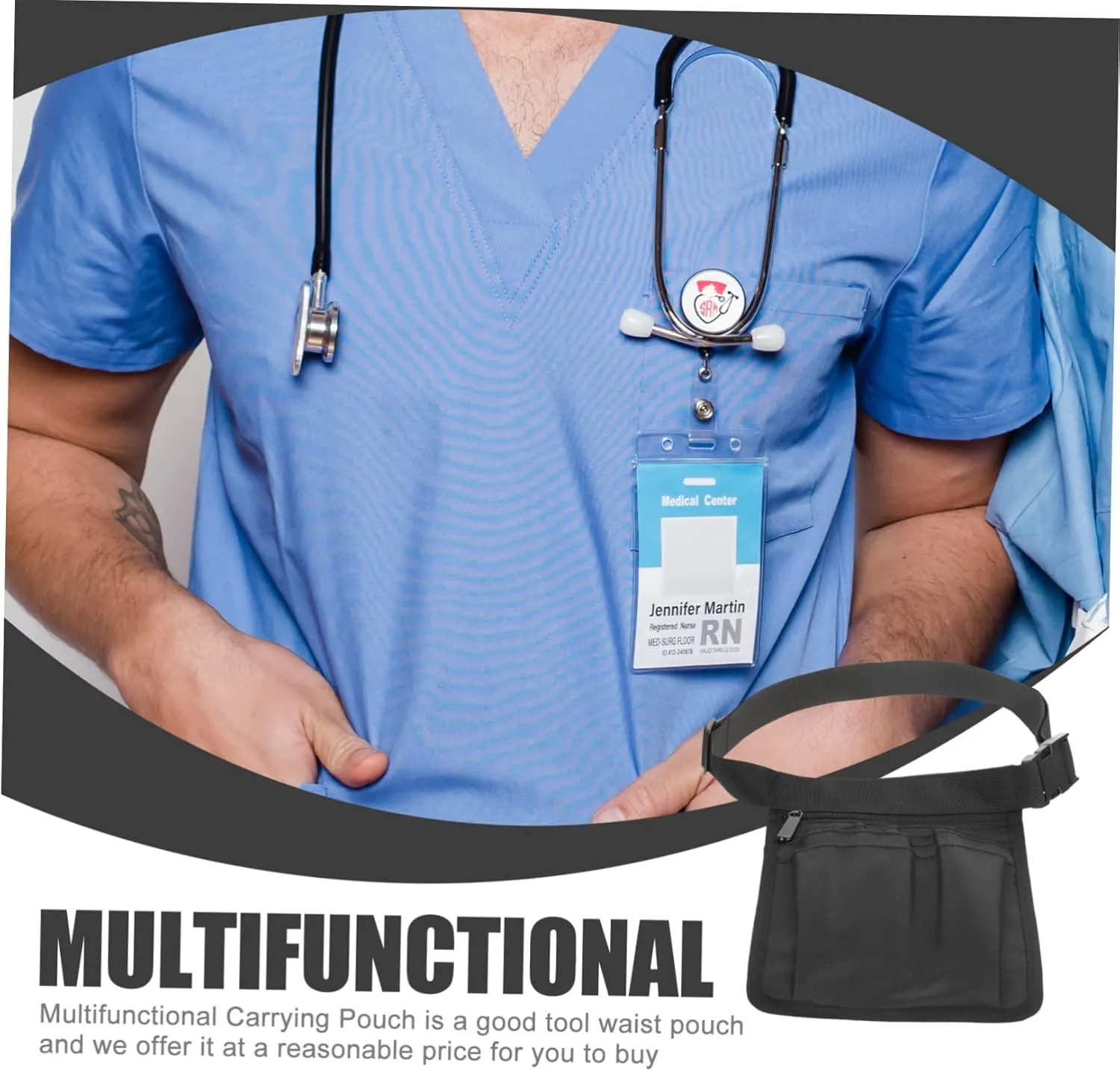 Medical Fanny Pack for Nurses Clinical Bag for Nursing Students Tool Waist Pocket