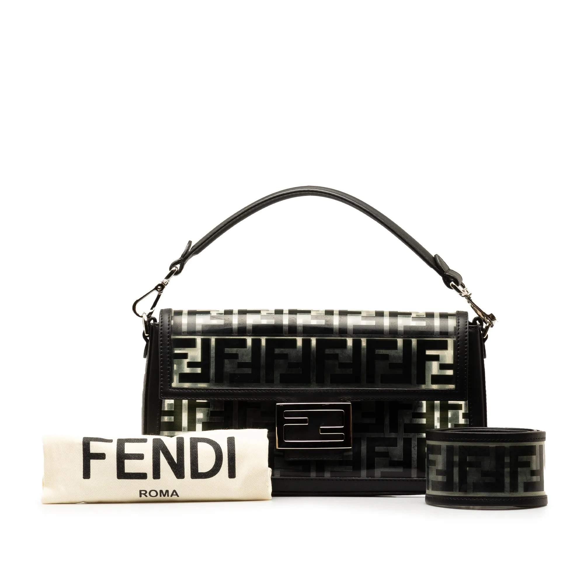 Medium Zucca PVC Baguette Satchel