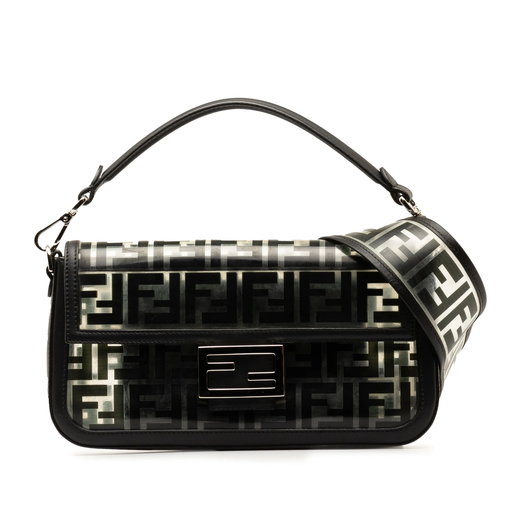 Medium Zucca PVC Baguette Satchel